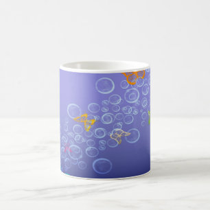 Caneca De Café Borbulham as borboletas de n