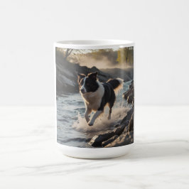Caneca De Café Borda Collie Elegante Breja