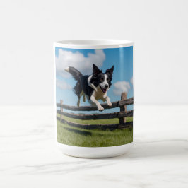 Caneca De Café Borda Collie Elegante Breja