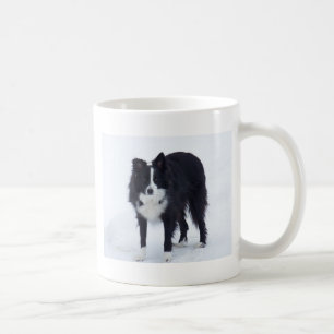 Caneca De Café Borda Collie em Pé