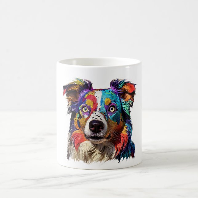 Caneca De Café Borda Collie Mug Presente para Motores (Centro)