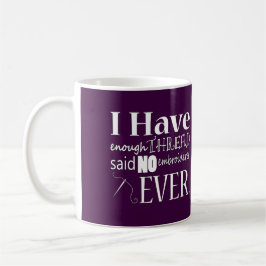 Caneca De Café Bordado ・ Artesanatos De Thread Insuficientes {Dar