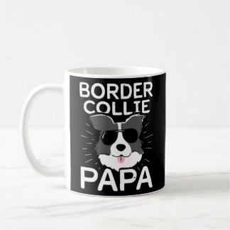 Caneca De Café Border Collie Papa Funny For Dog Lovers Father's
