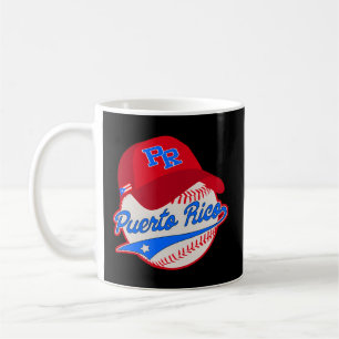 Caneca De Café Boricua Porto Rico Baseball em Porto Rico