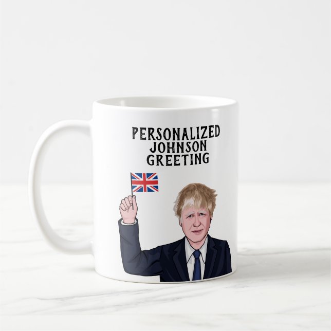 CANECA DE CAFÉ BORIS JOHNSON PERSONALIZADO (Esquerda)