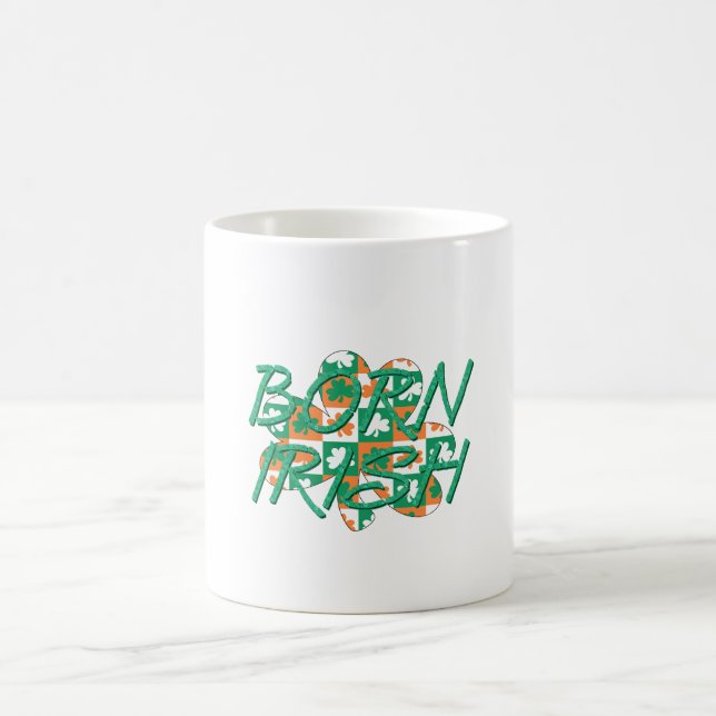Caneca De Café Born Irish (Centro)