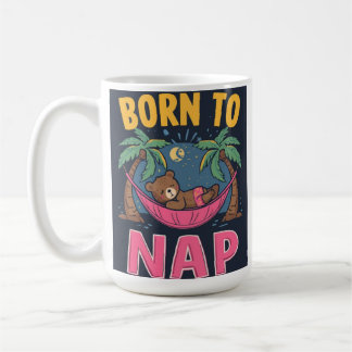 Caneca De Café Born To Nap Mug