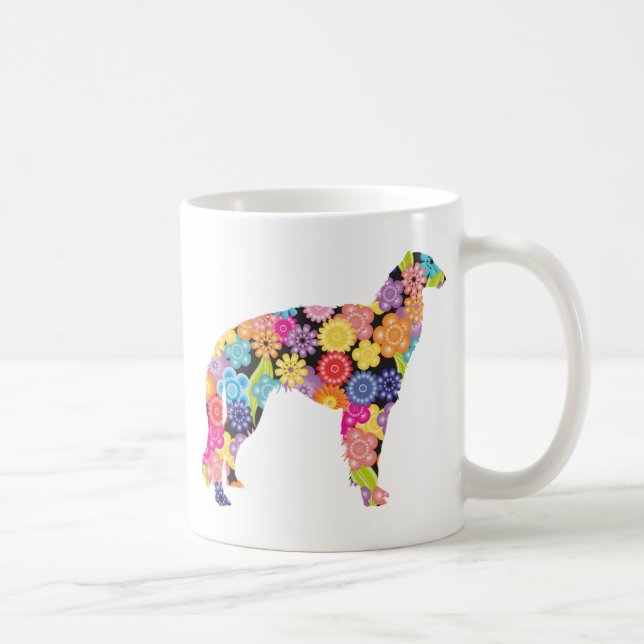 Caneca De Café Borzoi (Direita)