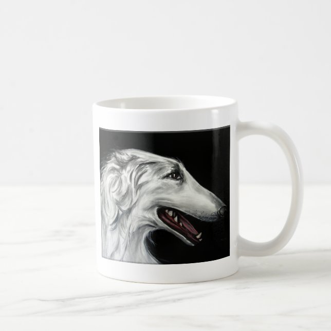 Caneca De Café borzoi (Direita)