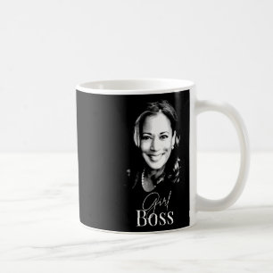 Caneca De Café Boss Kamala Harris Para Democratas Liberais 1