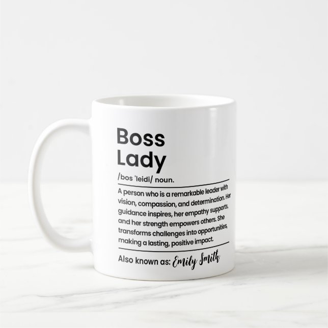 Caneca De Café Boss Lady (Esquerda)