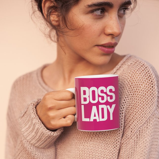 CANECA DE CAFÉ BOSS LADY PINK COFFEE MUG (Criador carregado)