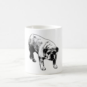 Caneca De Café Bosta de Natal Buldogue