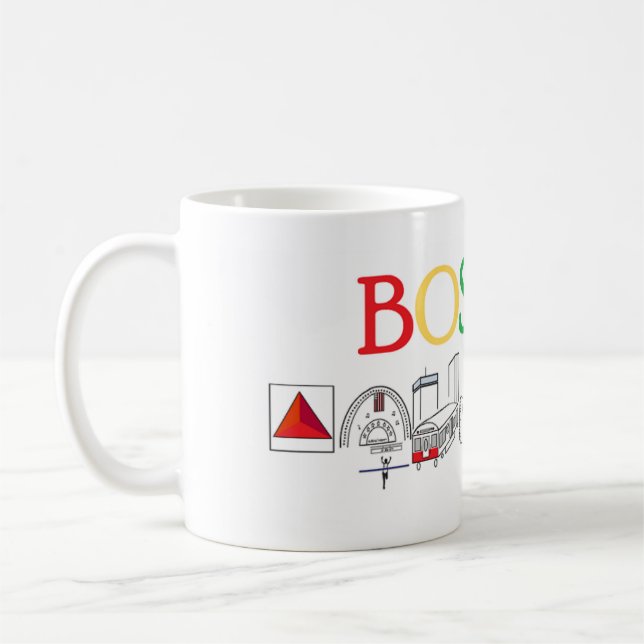 CANECA DE CAFÉ BOSTON LOVE MUG (EU AMO BOSTON) (Esquerda)