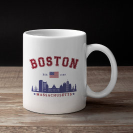 Caneca De Café Boston Massachusetts Est. 1630 Travel
