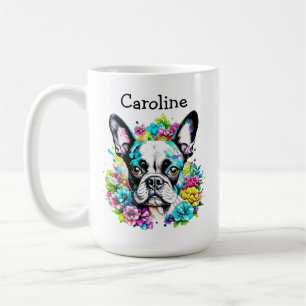 Caneca De Café Boston Terrier Mãe Personalizada