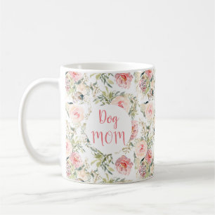 Caneca De Café Botânica floral de cor aquosa moderna