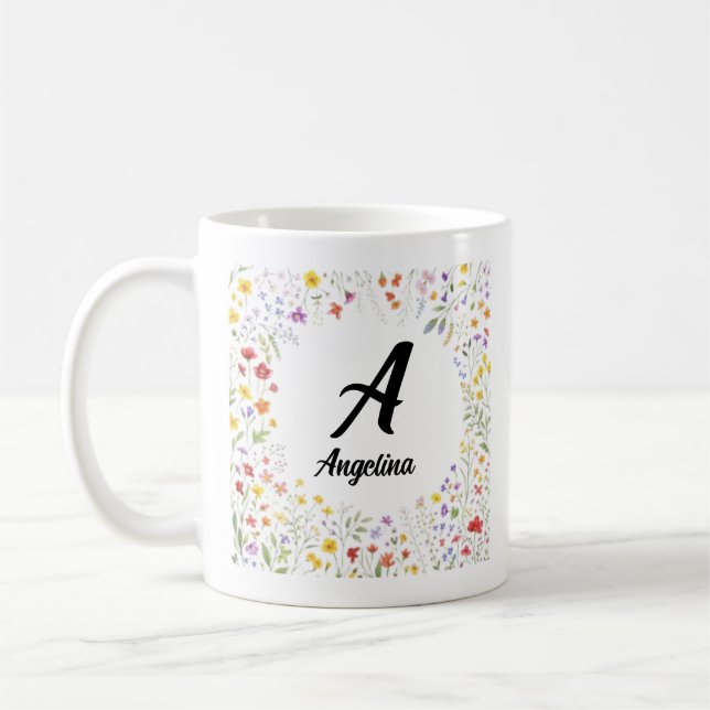 Caneca De Café botanical mug for her (Esquerda)