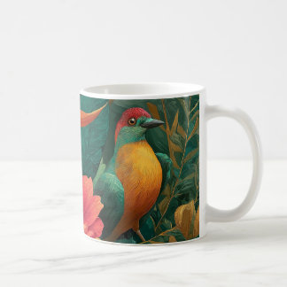 Caneca de Café Botânico Paraíso Tropical