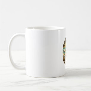 Caneca De Café Botão de Não Gostar de Jesus Humor de Troll de Míd