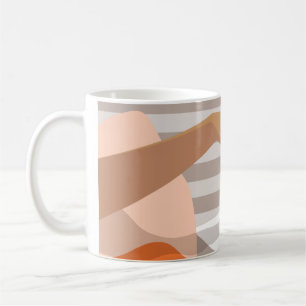 Caneca De Café Botão de snooze do despertador da mão das mulheres