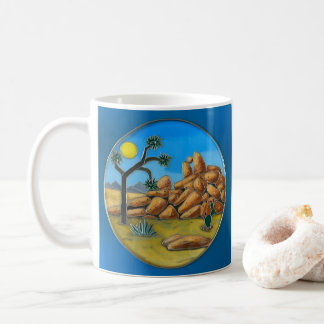 Caneca De Café Botão Rocha de Peixe Joshua Tree