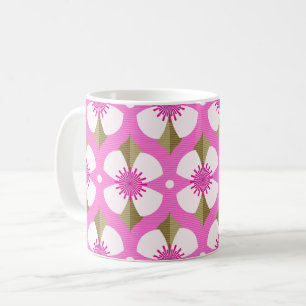 Caneca De Café Botão Rosa