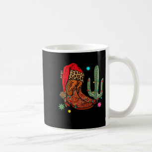 Caneca De Café Botas de Cowgirl de Natal, Presente Engraçado de N