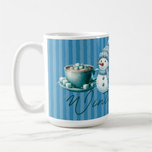 Caneca De Café Botas de neve do inverno vibes sazonais