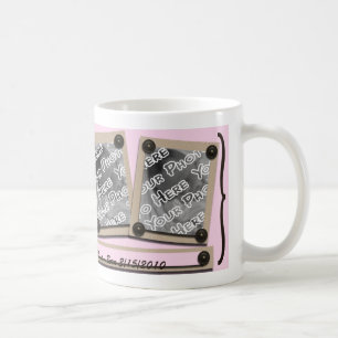 Caneca De Café Botões e suportes cor-de-rosa Mug