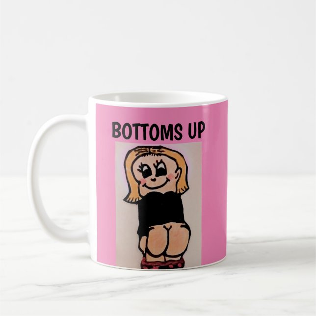 CANECA DE CAFÉ BOTOMS PARA CIMA DE MÚGS DE CAFÉ DE BUMBUM BARATO (Esquerda)