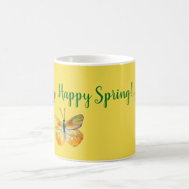 CANECA DE CAFÉ BOTTERFIS AMARELOS FELIZES PRIMAVERA MUG (Centro)
