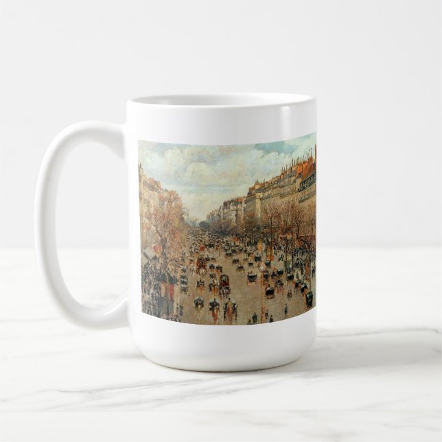 Caneca De Café Boulevard Montmartre-Eremitage Camille Pissarro (Esquerda)