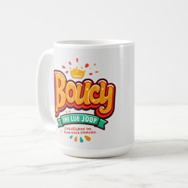 Caneca De Café Bouncy Crown (Frente Esquerda)