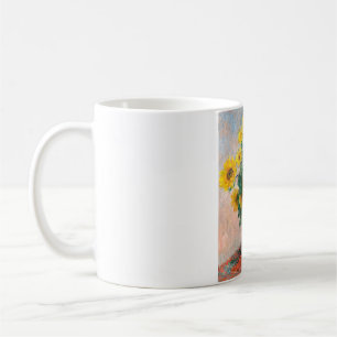 Caneca De Café Bouqet of Sunflowers by Claude Monet