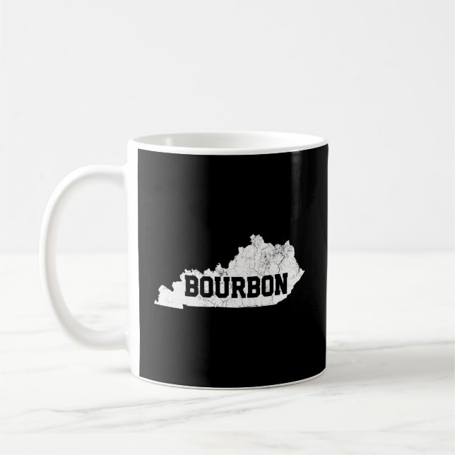 Caneca De Café Bourbon Kentucky Whiskey Bebendo S (Esquerda)