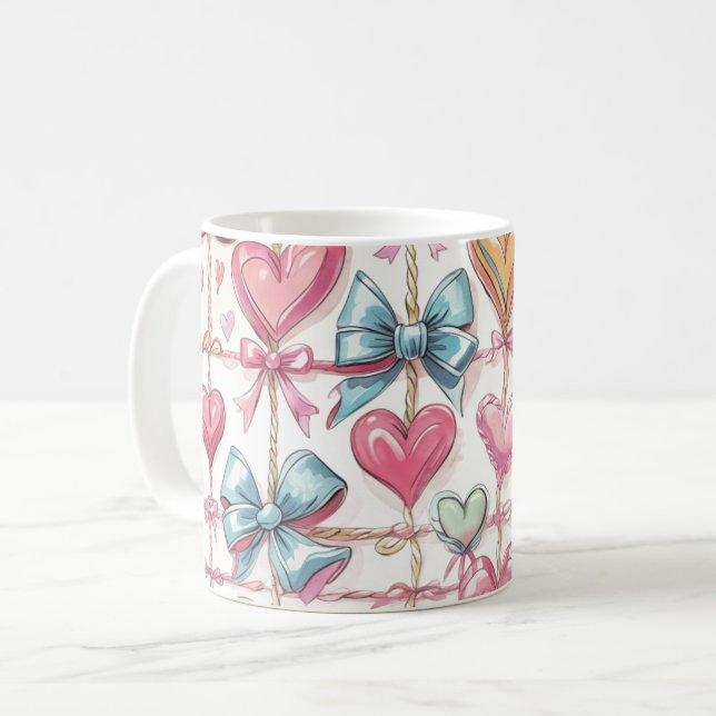 Caneca De Café Bows Mug (Frente Esquerda)