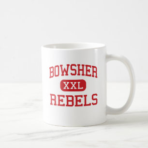 Caneca De Café Bowsher - rebeldes - segundo grau - Toledo Ohio