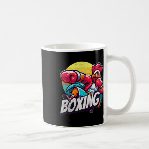 Caneca De Café Boxando Galinhas Legal Roosters Engraçados Galinha