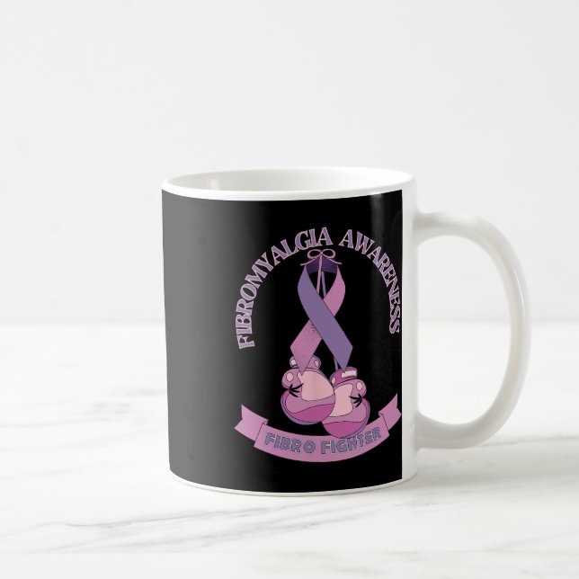 Caneca De Café Boxas de Fita de Sensibilização Luvas Fibro de Com (Direita)