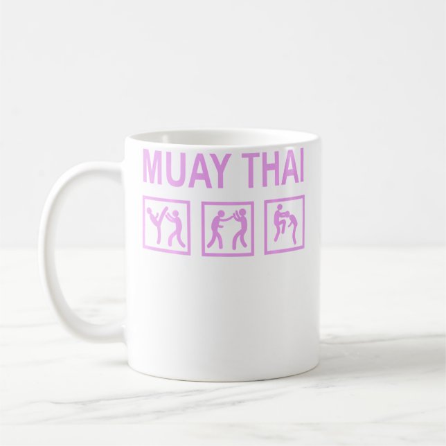 Caneca De Café Boxe Tailandesa Muay Thai (Esquerda)
