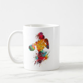 Caneca De Café Boxeadora Feminina