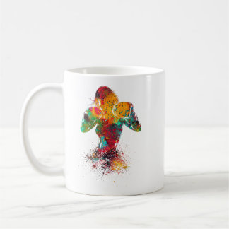 Caneca De Café Boxeadora Feminina