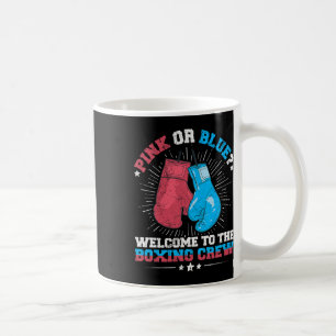 Caneca De Café Boxeando A Questão Do Gênero Revelem Citação Para