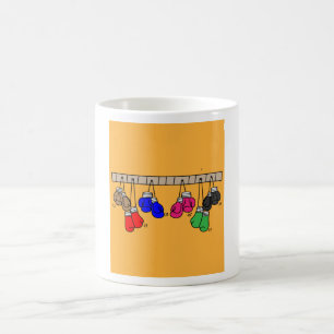 Caneca De Café Boxer-Boxer-Boxer-Boxer Luvas Retro-Boxing
