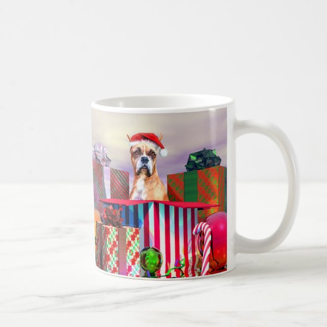 Caneca De Café Boxer Christmas Surpresa (Direita)