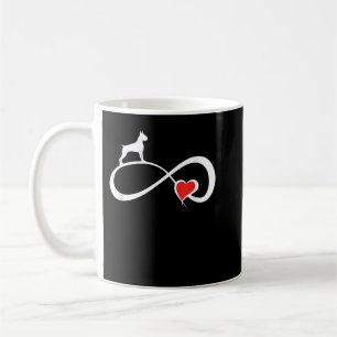 Caneca De Café Boxer Croped Ears Dog Mãe Eternidade Heart Valenti