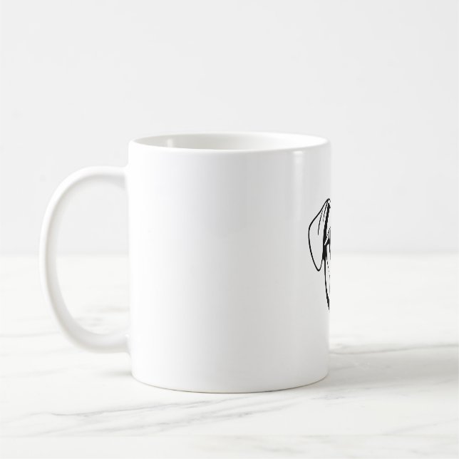 Caneca De Café Boxer Dog (Esquerda)