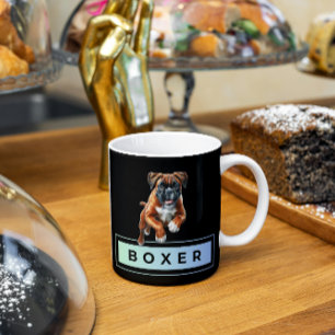 Caneca De Café Boxer Dog - Leaps e limites