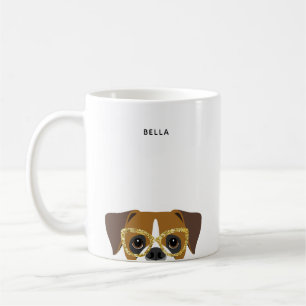 Caneca De Café Boxer Dog Mugs